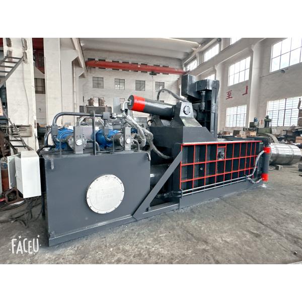 Prensa de embalaje de metal de chatarra hidráulica de 200T / máquina de embalaje de reciclaje de metales con control PLC