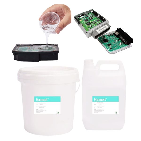 High Transparency Epoxy Potting Compound For Electronics 2:1 Self-Leveling AB Glue, Ideal For LED Modules, Sensitive Components & High Voltage Insulation