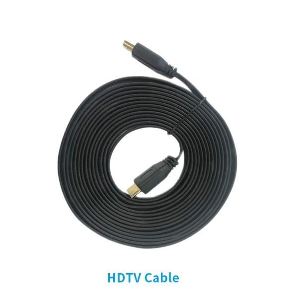 5M Flat Lan Lightning HDTV Cable For Cctv Video Computer