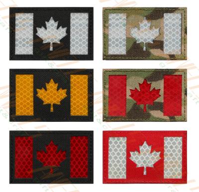 Military Flag IR Patch PMS Washable Velcro Backing USA Flag Patches