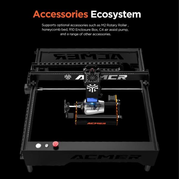 10000mm/min High Speed Desktop Laser Engraving Machine 10W 20W