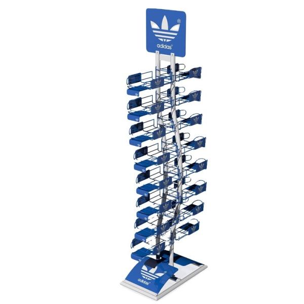 2200mm Retail Exhibitions Metal Display Stands Customizable Retail Wire Display Racks