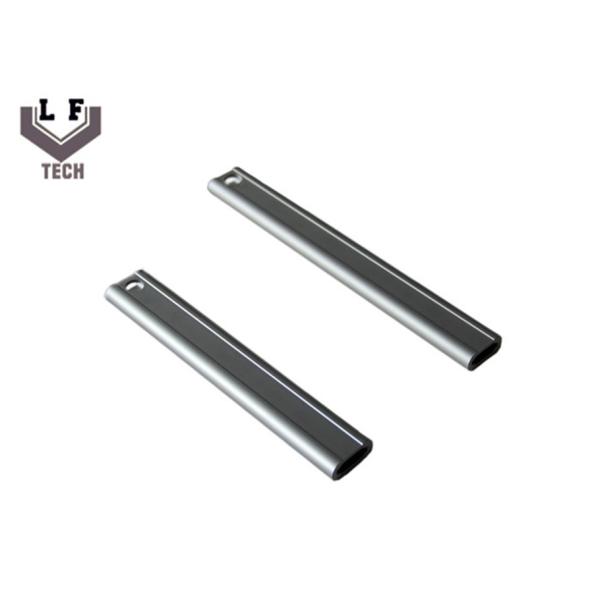 Natural Anodized Aluminum Extrusion Profiles CNC Machining Holes