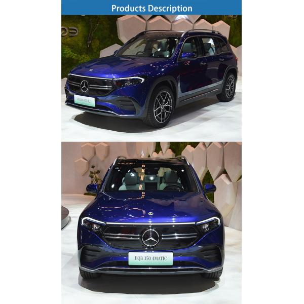 Battery Powered Mercedes Benz EQB 350 Electric Car Compact Luxury Crossover SUV