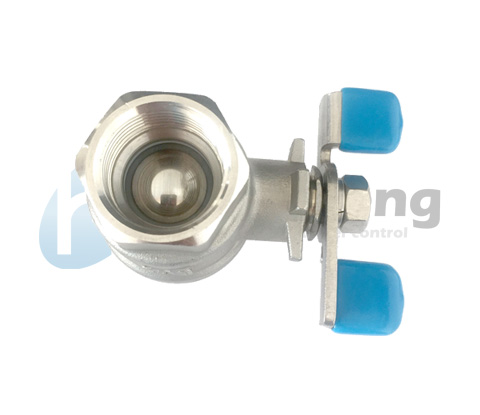 Butterfly Handled 304 Stainless Steel Ball Valve CE Certificate