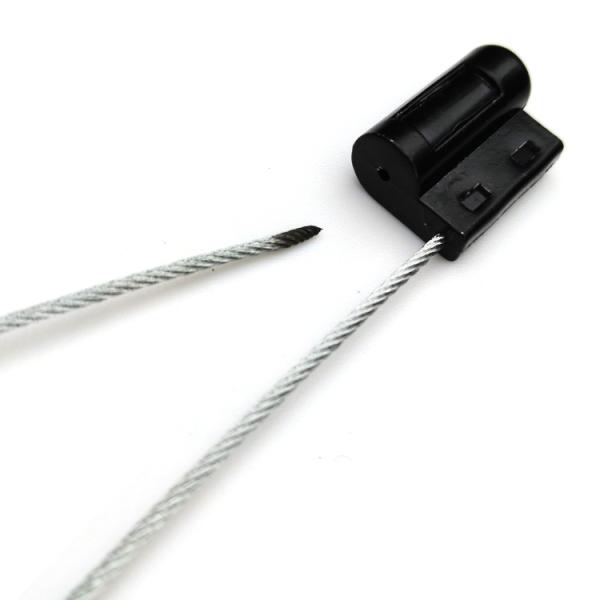 Tamper Proof Pull Tight Zinc Alloy Container Door Lock Cable Seal with 2.74 KN Tensile Strength
