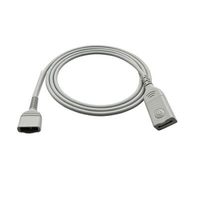 Bis Vista Bilateral 10Pin EEG Monitor Adaptador Cable 4 Eletrodos Cores cinzentas