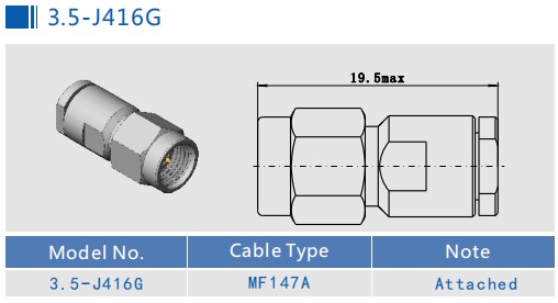 Микроволна 24.5mm Макс коаксилового разъема RF мужчины нержавеющей стали PTFE