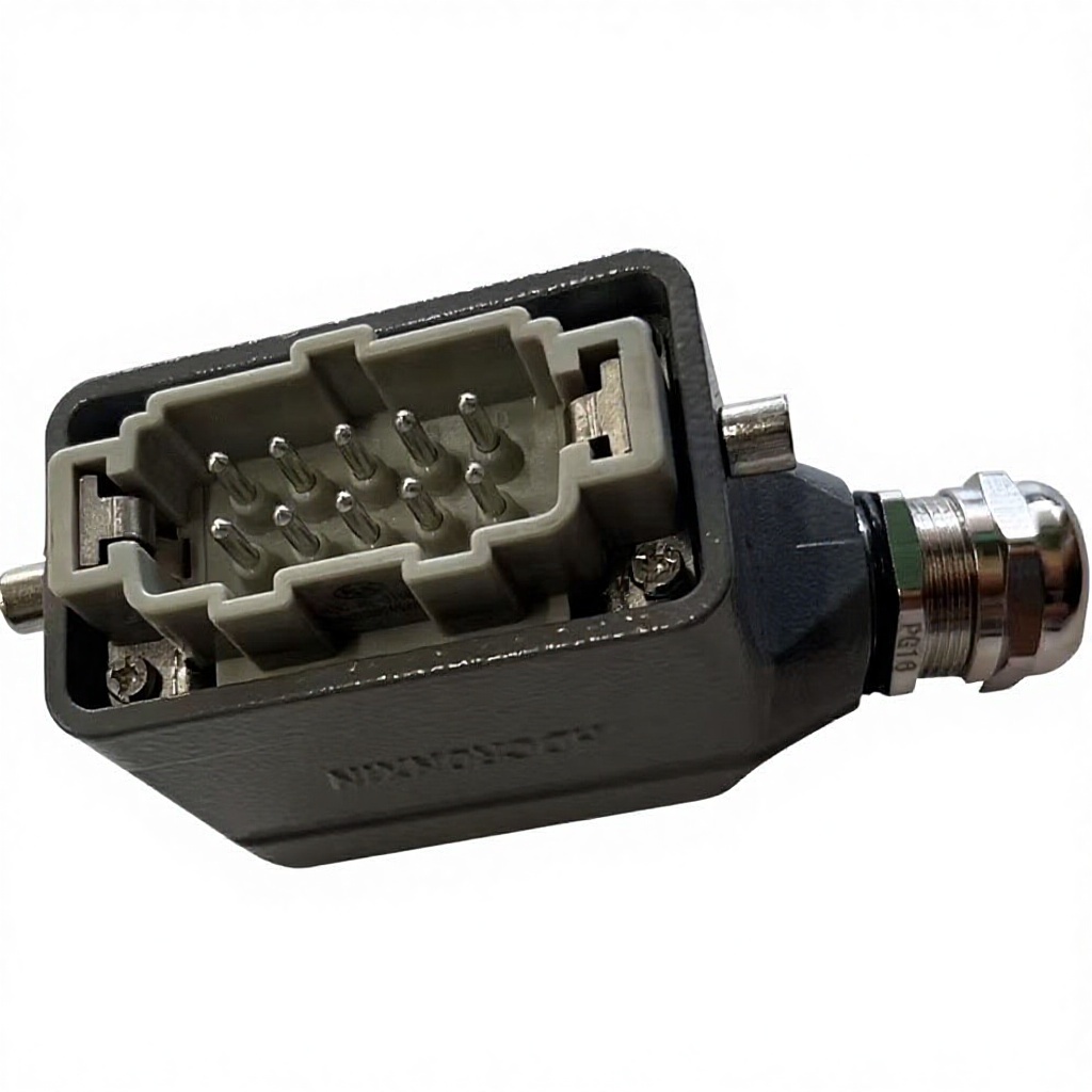 Tongming M12 Socket Threaded Quick Connector Rectangular Dummy Plug for Car Mounted Pump Remote Control Connector China (Hunan)