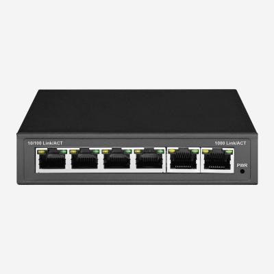 Automóvel de 6 gigabits RJ45 que detecta o interruptor esperto do ponto de entrada dos portos com o FCC ROHS UKCA do CE de 4 portos do ponto de entrada