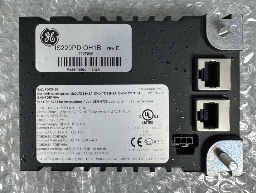 GE IS220PDIOH1B Дискритетная упаковка ввода/вывода