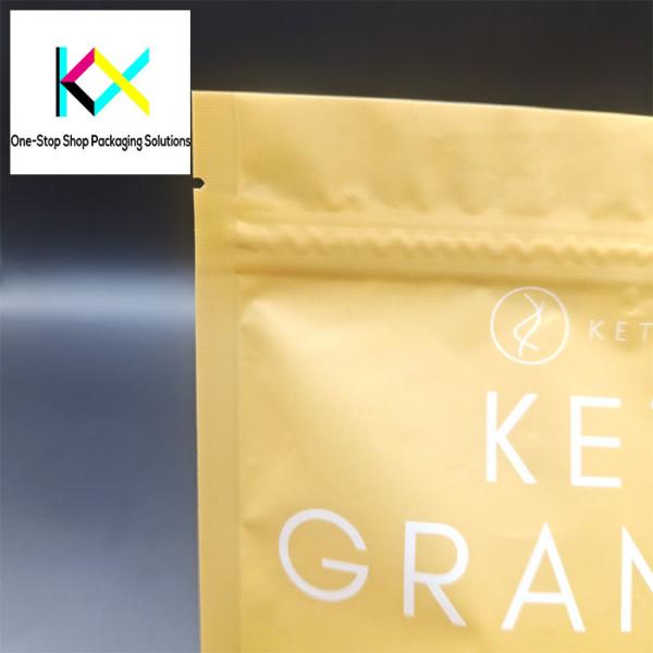 Customizable Plastic Pouch Food Packaging with Rotogravure Printing
