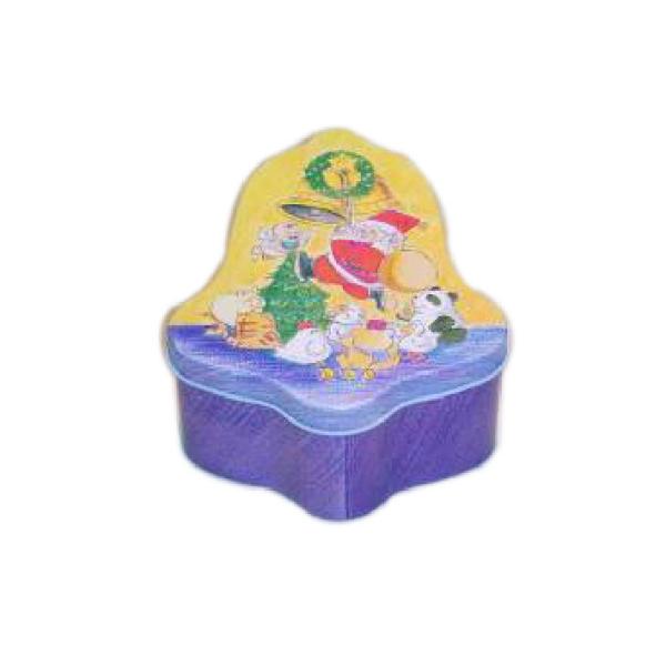 Christmas Bell Shape Gift Tin Can For Candy Chocolate Packing Food Grade Material