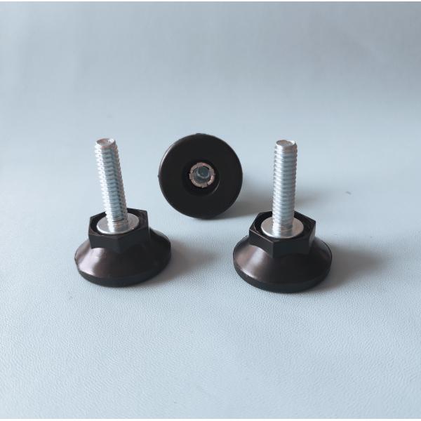 Zinc Plated Stainless Steel Leveling Feet M6X25mm Adjustable Swivel Furniture Feet