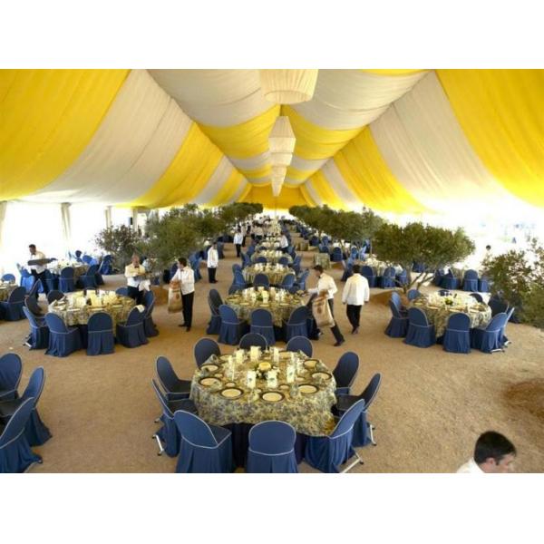 Strong Clear Span Anti UV Outdoor Party Tents 80-100km/h For Wedding