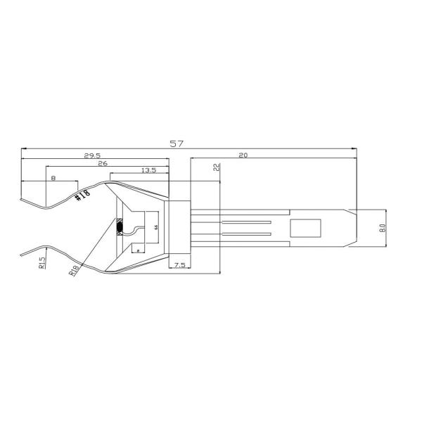 Pipe Clip G14 G18 Screw Thread NTC Thermistor For Wall Hang Boiler