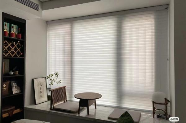 Polyester Blackout Shangri La Curtains Waterproof Manual Chain Control