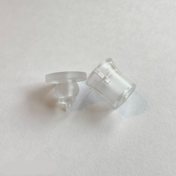 Clear Finish Invisible PC Plastic Nail Fasteners For Billboard Fixed Support Feet