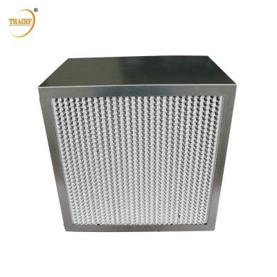 Clean Room Air Filtration System High Temperature HEPA Filter Aluminum Foil