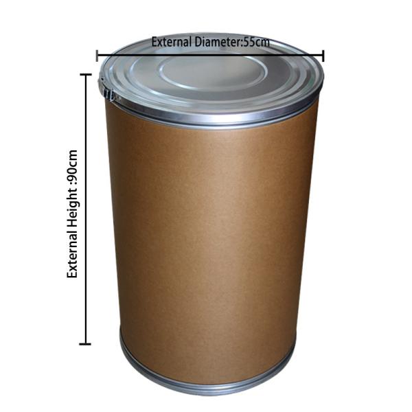208L 55Gal Fibra Tambor Barril Papel Kraft reciclado 55 galones Tambor de fibra