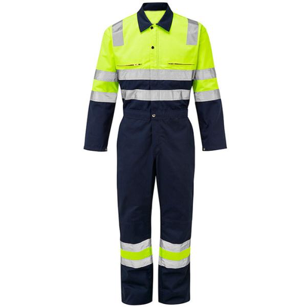 Fire Retardant Reflective Safety Coveralls Cotton Hi Vis Waterproof Coveralls