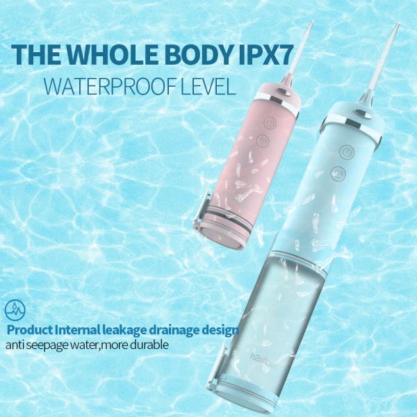 бесшнуровая ультразвуковая вода Flosser 2500mah перезаряжаемые с танком 200ml