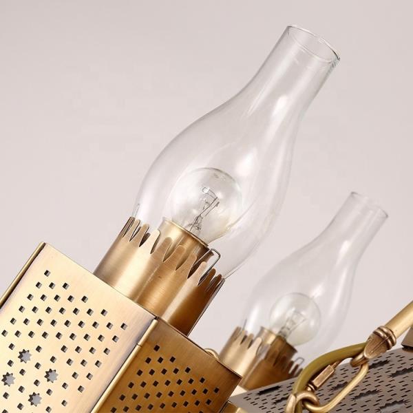 Gold Vintage Living Room Chandelier For Hotel In Pure Copper