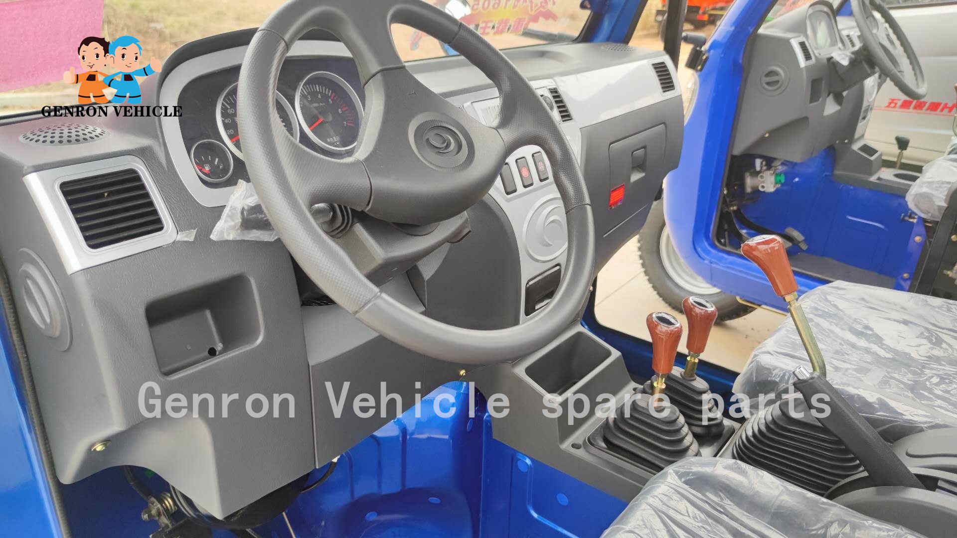 трицикл 350W емкости загрузки 2000kg стальной дизельный
