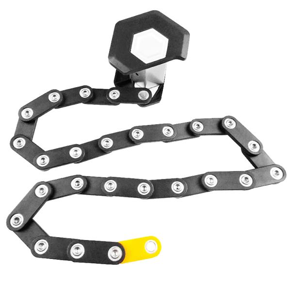 Mountain Bike Road Bicycle Foldable Lock Anti-theft 85cm with 3 Keys Zinc Alloy Alloy Steel