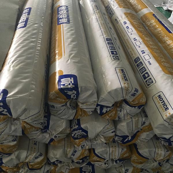20m Length White Pvc Roofing For Professional Pvc Sheet Membrane 1m/2m Width