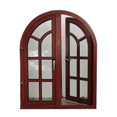 Triple Glass Aluminum Casement Windows  CE Aluminium Top Hung Window Low E Glass
