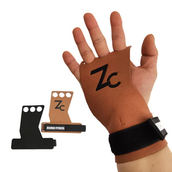 Calisthenics Crossfit Hand Grips Palm Suede Microfiber Leather Pull Up Hand Protectors