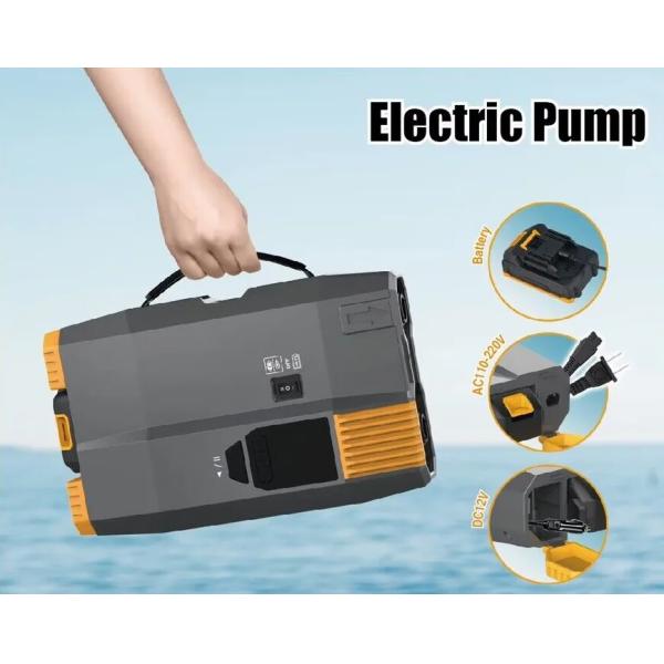 12V New Digital Gauge AC 220V 3 in 1 Paddle Board Pump 15000mA Battery SUP Pump