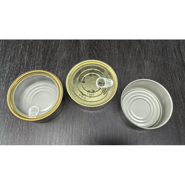 D99x50mm 310ml Round Metal Can Canned With Beef  Withstand Hot Cooking