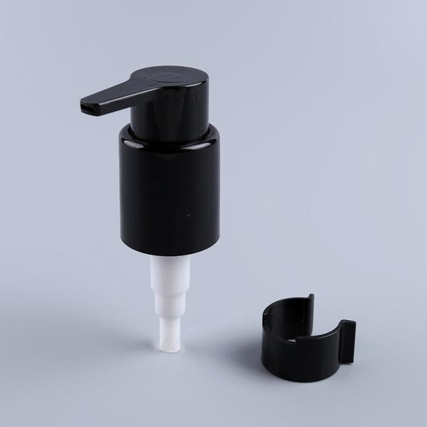 Black color Cosmetic Pump Head 24/415  plastic lotion pump sprayer with clip