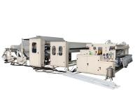 Machine automatique de remontage du papier toilette avec stratification par colle