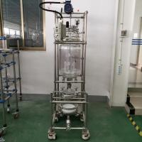 Réacteur en verre remué continu du réacteur de réservoir de Constant Rotate Speed CSTR 10L