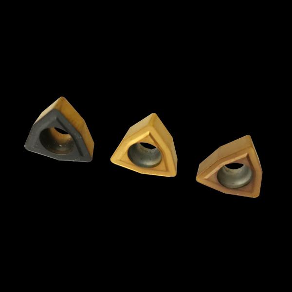 WCMX Golden CNC Tungsten Carbide Lathe Inserts WCMX040208 CVD PVD Coating Available