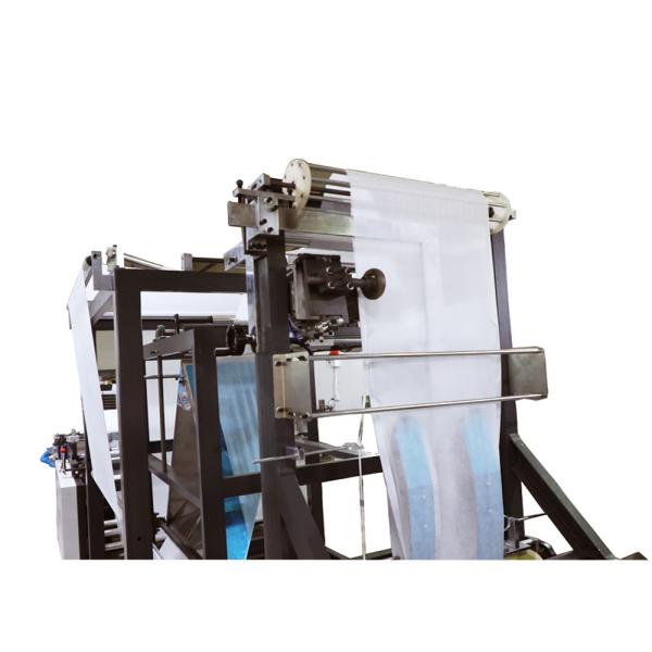 Vest Non Woven Bag Making Machine PLC Control 1 Year Warranty