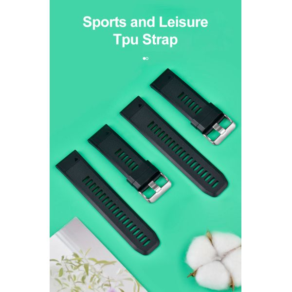 TPU Rubber And Eco-friendly Silicone Smartwatch Band