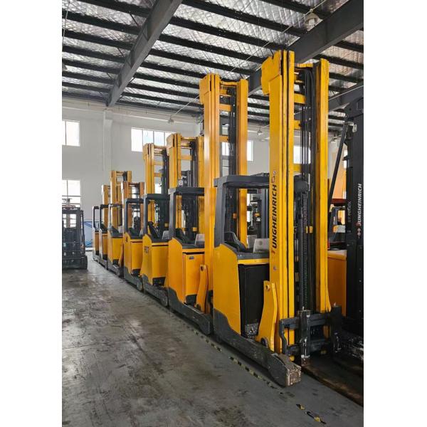 Various Heights Used Reach Truck Jungheinrich Brand Warehouse Forklift Trucks