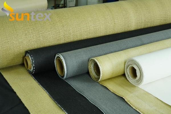O silicone da fabricação da fibra de vidro revestiu o pano da fibra de vidro da alta temperatura da tela de pano