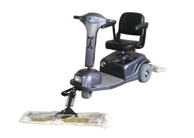 High Efficient Dust Cart Scooter For Shopping Mall , Station Waiting Hall