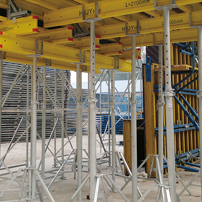 Q235 Silver Scaffolding Prop Fork Head Formwork Prop Sleeve With Nut