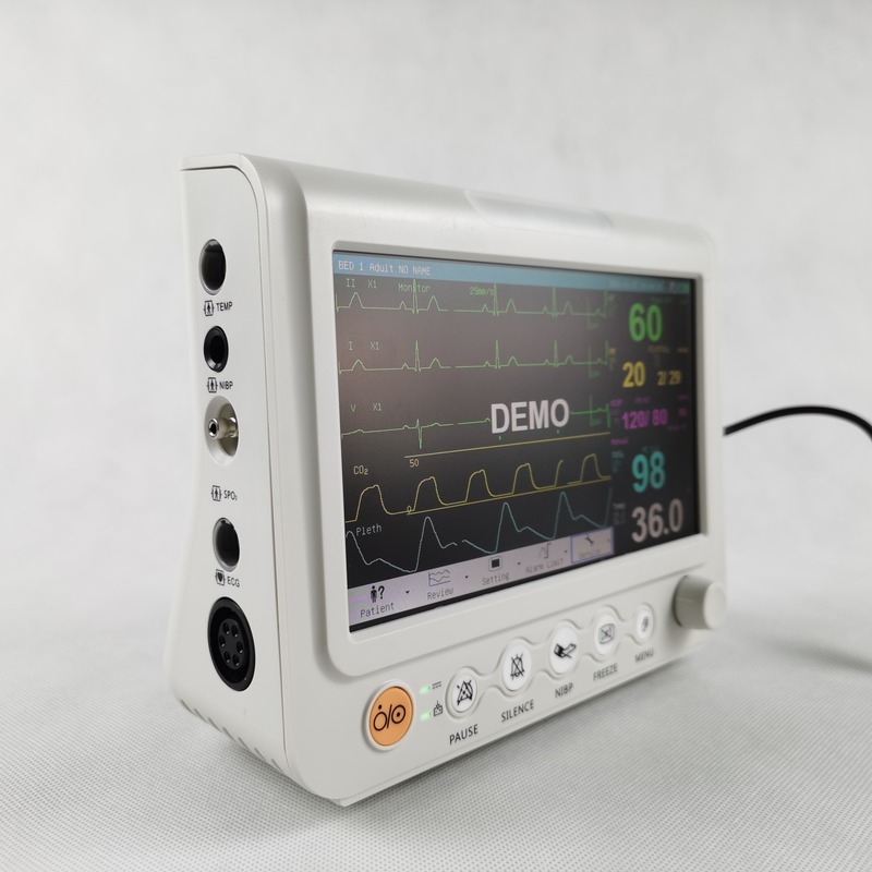 Durable 7 Inch Vital Signs Monitor Six Parameter Touch Screen Portable Wireless Vital Signs Monitor