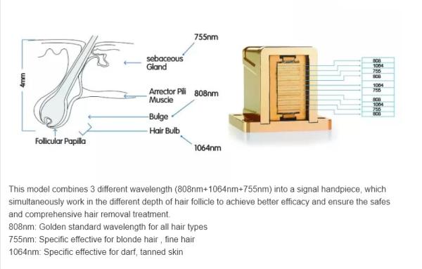 808nm diode laser women underarm hair removal salon machinepersonal laser hair removal machine