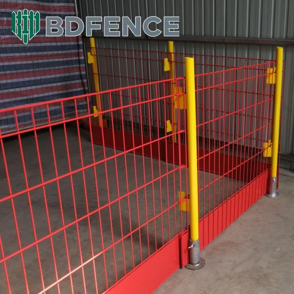 Temporary Safety Edge Protection Barrier Construction Site Perimeter Guardrail for Construction Edge Safety Metal Fence Fall Prevention Systems