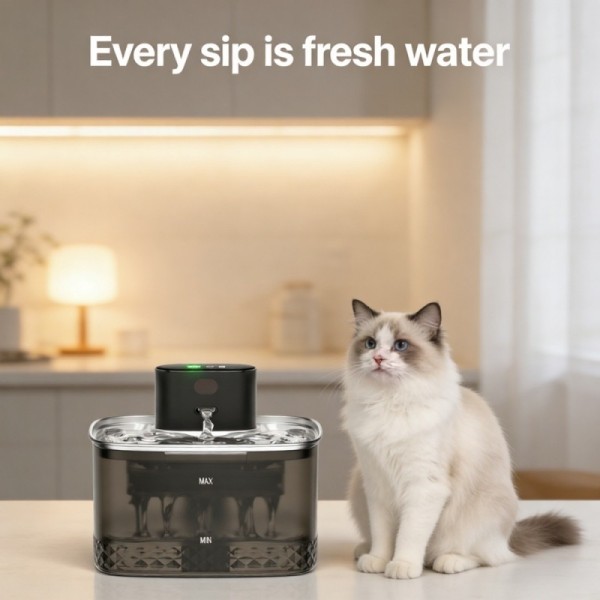 Rechargeable Smart Pet Water Dispenser Automatic Cat Water Fountain