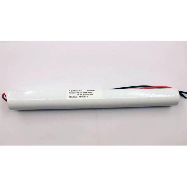 1.2V C2500mAh NiCd Emergency Lighting Battery 70g Maintenance Free