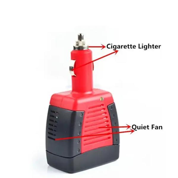 Smart Quick Usb Charger 24V Dc To 220V Ac 75W Car Inverter Regenerative Braking Electric 75W Car Power Inverter With Usb